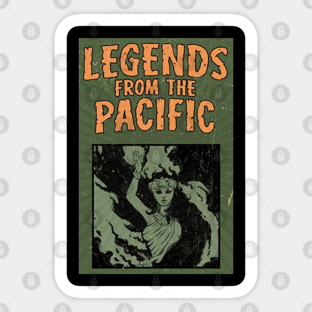 Legends from the Pacific Pele Sticker by Legends from the Pacific